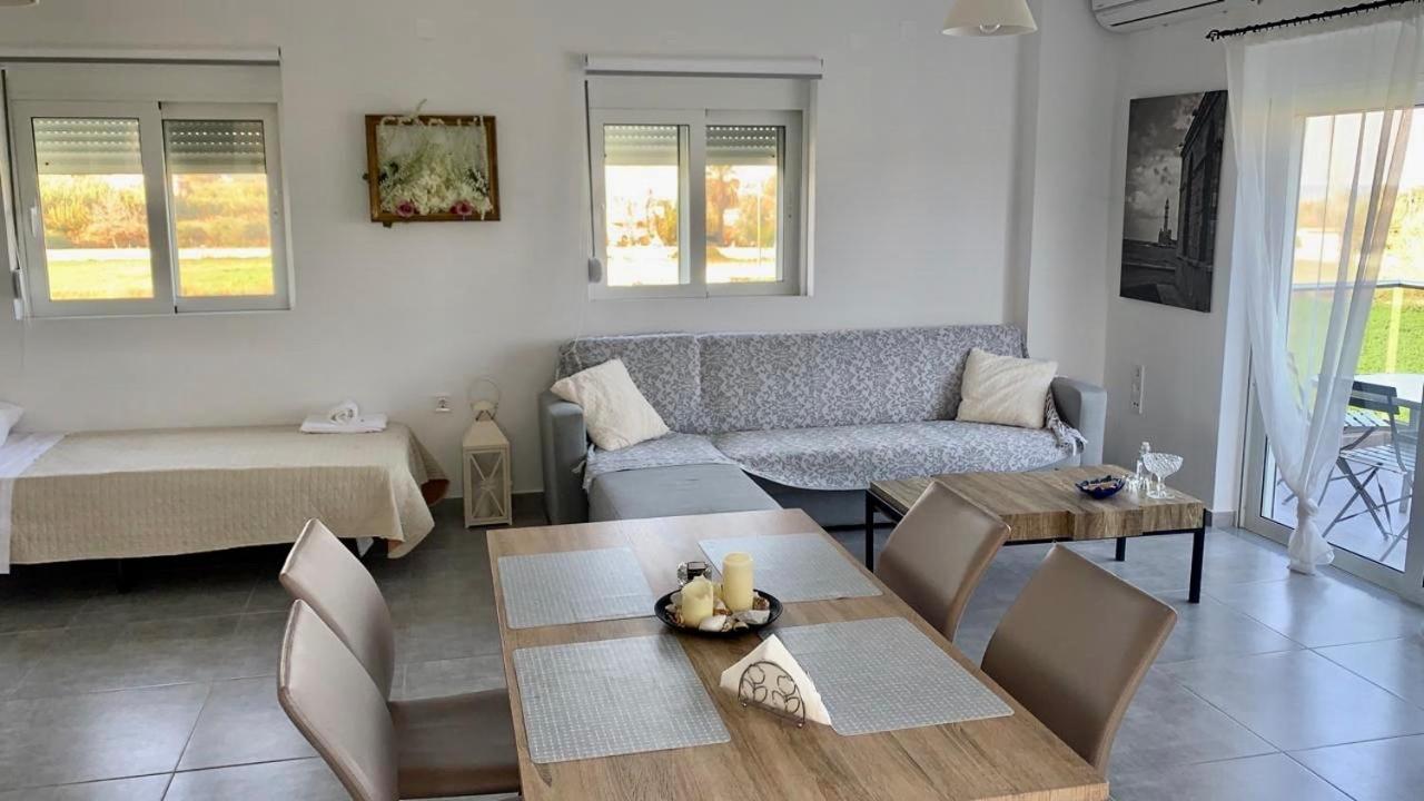 קיסאמוס Martimi Apartments - 200M From Drapanias Beach - Pool - Hot Tub - Sauna - Bbq מראה חיצוני תמונה