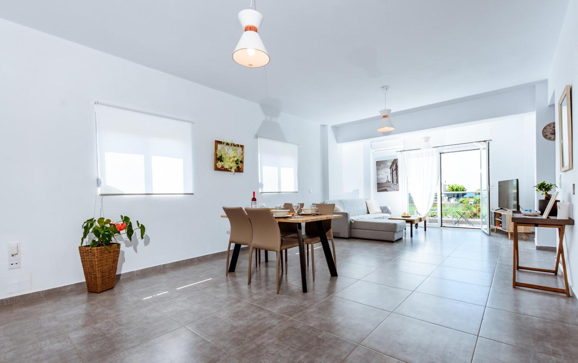 קיסאמוס Martimi Apartments - 200M From Drapanias Beach - Pool - Hot Tub - Sauna - Bbq חדר תמונה
