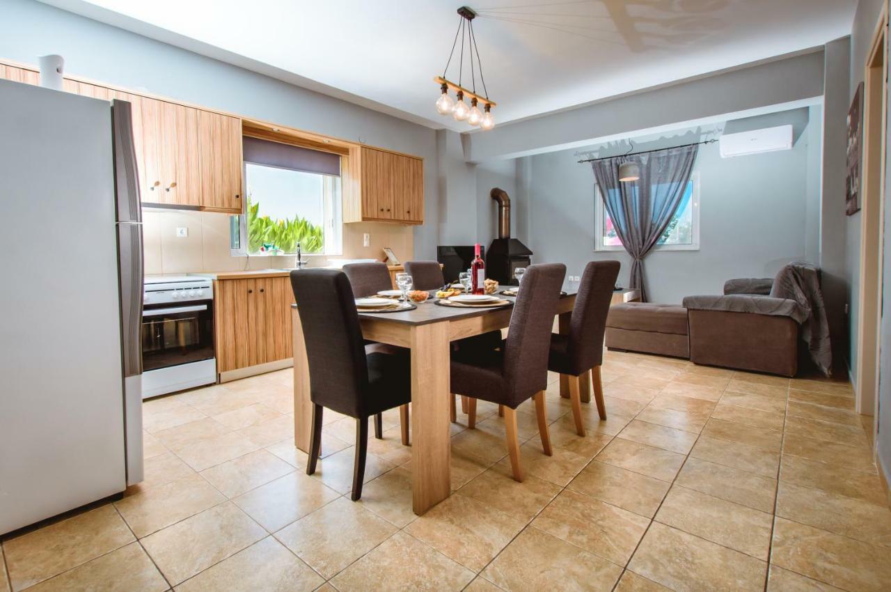 קיסאמוס Martimi Apartments - 200M From Drapanias Beach - Pool - Hot Tub - Sauna - Bbq מראה חיצוני תמונה